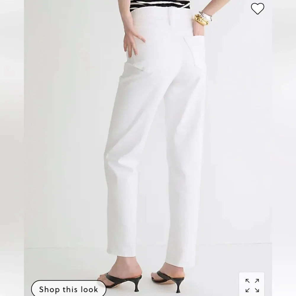 J. Crew '90s classic straight-fit jean in white wash*